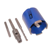 АЛМАЗНАЯ КОРОНКА БЕЗУДАРНАЯ ДЛЯ ПЕРФОРАТОРА SDS-PLUS 45мм