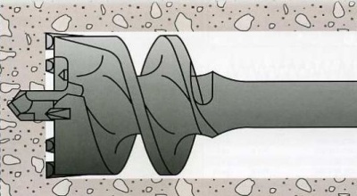 Проломной бур SDS MAX 40x1000мм по бетону